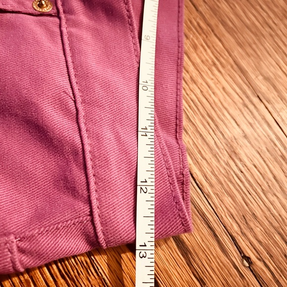 Versace Collection Imported Purple Cotton Embroidered Pocket Detail Jeans - Picture 9 of 12